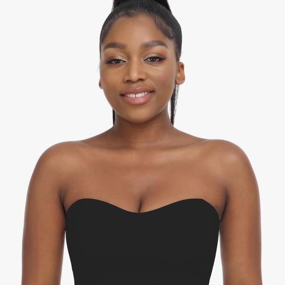 Zimcti Black Strapless Bra